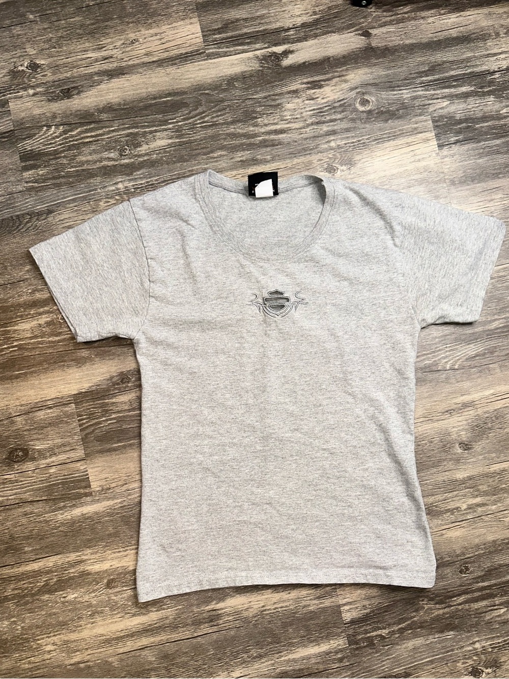 Vintage Harley-Davidson Barnett Harley El Paso Texas T-Shirt Gray USA Women’s M